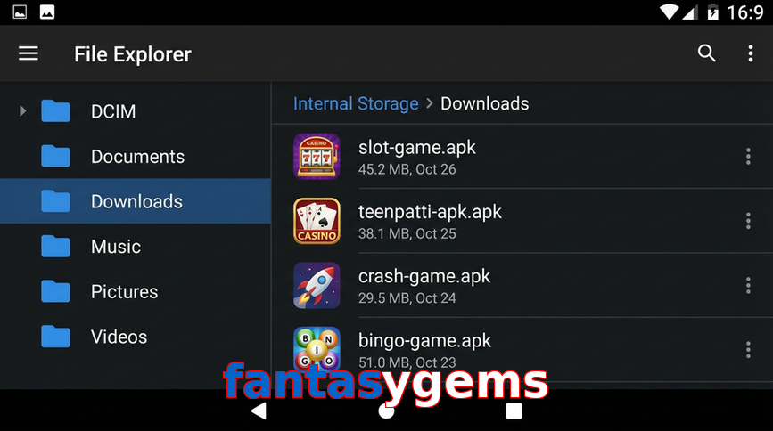 Main screen of Fantasygems gameapk page for PK players