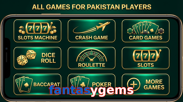 Main screen of Fantasygems games page for PK players
